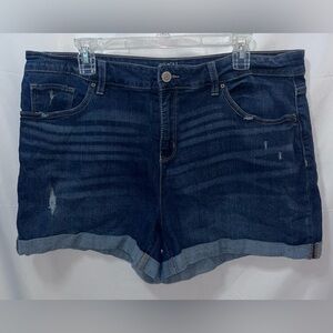 Women's Denim Shorts. Size 18. Mid Rise.